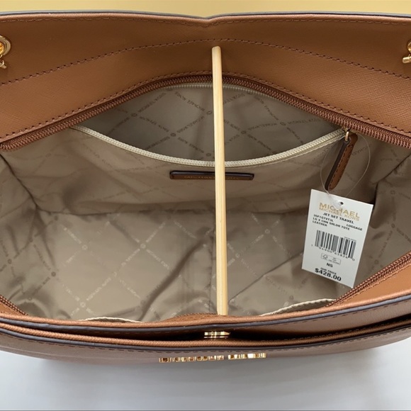 MICHAEL KORS LG XCHAIN SHOULDER TOTE & WALLET-WRISTLET-PHONE CASE SET - Picture 10 of 16